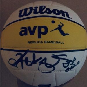 Kerri Walsh Jennings Hand Signed Wilson Volleyball
